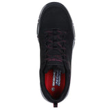 Skechers Women's 108166 Trego-Astallet Black Safety Toe Metal Free Work Shoes ThatShoeStore