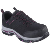 Skechers Women's 108166 Trego-Astallet Black Safety Toe Metal Free Work Shoes ThatShoeStore