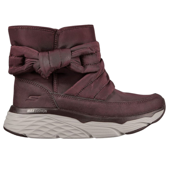 Skechers Women's 144359 Max Cushioning Finesse Burgundy Casual Boots