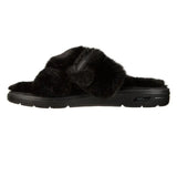 Skechers Women's 175104 Arch Fit Lounge- First Rate Black Slide Sandals ThatShoeStore