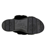 Skechers Women's 175104 Arch Fit Lounge- First Rate Black Slide Sandals ThatShoeStore