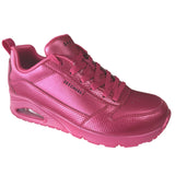 Skechers Women's 177107 Street Uno-Slither And Shine Magenta Casual Shoes ThatShoeStore