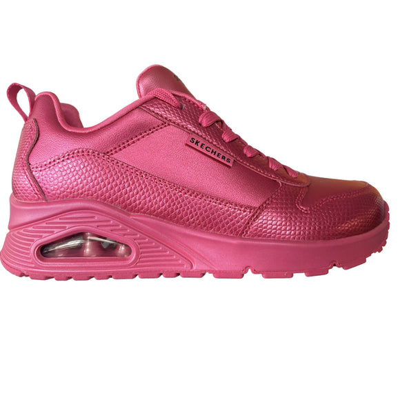 Skechers Women's 177107 Street Uno-Slither And Shine Magenta Casual Shoes