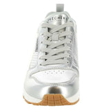Skechers Women's 177109 Uno Metallixs Silver Casual Shoes ThatShoeStore