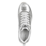 Skechers Women's 177109 Uno Metallixs Silver Casual Shoes ThatShoeStore