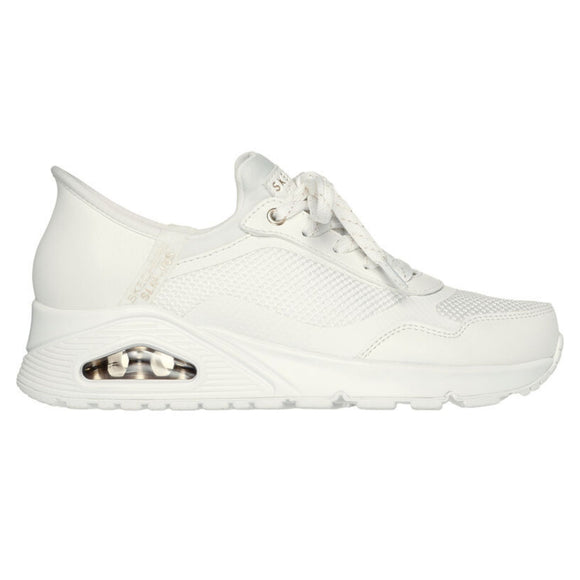 Skechers Women's 177111 UNO Slip-in Air White Casual Shoes
