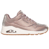 Skechers Women's 177162 Uno Disco Nite Rose Gold Casual Shoes ThatShoeStore