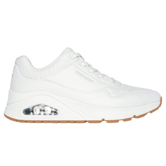 Skechers Women's 177480 Uno Envy - Pointed Bliss White Casual Shoes