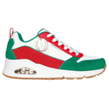 Skechers Women's 177910 Uno- Victory Pack White Gray Casual Shoes ThatShoeStore