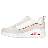 Skechers Women's 177949 UNO Ricardo Cavolo Flaming Love White Natural Casual Shoes ThatShoeStore