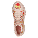 Skechers Women's 177950 Ricardo Cavolo Roadies Surge Tiny Flames Pink Multi Casual Shoes ThatShoeStore