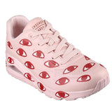 Skechers Women's 177955 Ricardo Cavolo Uno Many Eyes Pink Red Casual Shoes ThatShoeStore