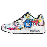 Skechers Women's 177973 Vexx Uno Doddle White Multi Casual Shoes ThatShoeStore