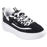 Skechers Women's 185069 Cordova Classic-Solid Score Black White Casual Shoes ThatShoeStore