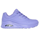 Skechers Women's 73690 Uno Stand On Air Lilac Casual Shoes (WIDE) ThatShoeStore