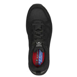 Skechers Women's 77289 Bulkin Ayak Black Safety Toe Metal Free Work Shoes ThatShoeStore
