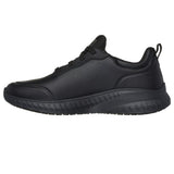 Skechers Women's 108181 Squad Chaos Rodey Black Work Shoes (WIDE) ThatShoeStore