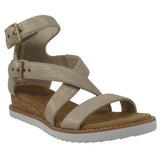 Skechers Women's 114126 BOBS  Desert Kiss Golden Dahlia Champagne Gladiator Sandals ThatShoeStore