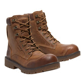 Timberland PRO Men’s TB0A6797EM41 8IN Whitman Medium Brown Full-Grain Waterproof Safety Toe Metal Free Work Boots ThatShoeStore