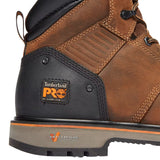 Timberland PRO Men's TB0A29HT 6IN Ballast Mocha Brown Composite Safety Toe Work Boots ThatShoeStore