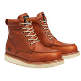 Timberland PRO Men’s TB1530092141 6IN Wedge Brown Soft Toe Work Boots ThatShoeStore