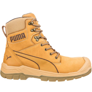 Puma Women's 630565 Conquest Wheat 7" Waterproof Composite Safety Toe Metal Free Work Boots