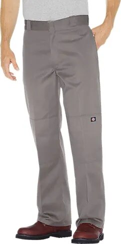 Dickies 85283 Loose Fit Double Knee Multi Use Cell Pocket Work Pants Silver