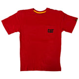 Caterpillar Men's Trademark Logo Pocket T-Shirt 1510552 ThatShoeStore