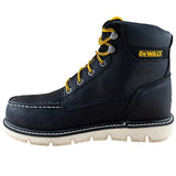 DEWALT Men's DXWP10034 Flex Moc Black PitStop Leather Plain Toe Work Boots ThatShoeStore