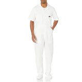 Dickies Men's 33999 Short Sleeve Coveralls White ThatShoeStore