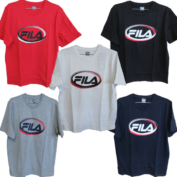 Fila Men's Abstract Oval Logo T-Shirt SM933692