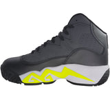 Fila Men's 1BM01078-055 MB Jamal Mashburn Dark Shadow Safety Yellow White Retro Basketball Shoes ThatShoeStore