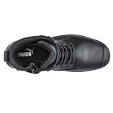 Puma Men's 630735 Conquest High  Black Waterproof  Composite Safety Toe  Side-Zipper 7"  Metal Free Work Boots ThatShoeStore