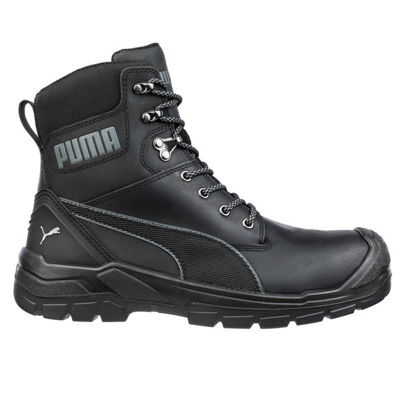 Puma Men's 630735 Conquest High  Black Waterproof  Composite Safety Toe  Side-Zipper 7