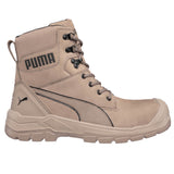 Puma Men's 630745 Conquest High Stone Waterproof Composite Safety Toe Zipper 7" Metal Free Work Boots ThatShoeStore