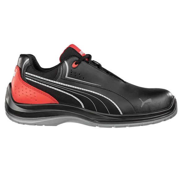 Puma Men's 643415 Touring Black Low Composite  Safety Toe Metal Free Work Shoes