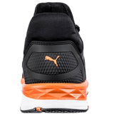 Puma Men's 633875 Rush 2.0 Black Orange Mid Composite Safety Toe Metal Free Work Shoes ThatShoeStore