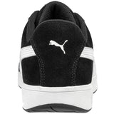 Puma Men's 640015 Iconic Suede Low Black  Composite Safety Toe Metal Free  Work Shoes ThatShoeStore