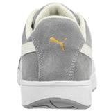 Puma Men's 640035 Iconic Suede Low Grey Composite Safety Toe Metal Free Work Shoes ThatShoeStore