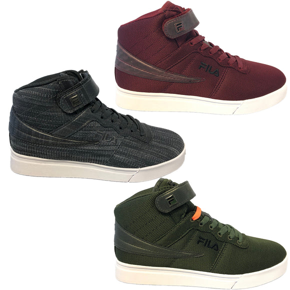 Fila Mens Vulc 13 MP Mid Plus Woven Casual Shoes