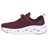 Skechers Women's 128793 GOrun Swirl Tech Dash Charge Burgundy Athletic Shoes ThatShoeStore