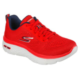 Skechers Women's 124578 Go Walk Hyper Burst-Space Insight Red/Navy Athletic Shoes ThatShoeStore