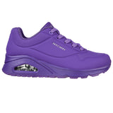 Skechers Women's 73667 Uno Night Shades Purple Casual Shoes ThatShoeStore