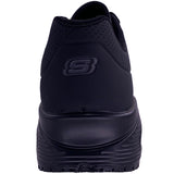 Skechers Men's 200054 Uno SR Satal Slip Resistant Black Work Shoes ThatShoeStore