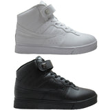 Fila Mens 1CM00347 Vulc 13 MP Mid Plus Leather White Black ThatShoeStore