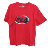 Fila Men's Abstract Oval Logo T-Shirt SM933692 ThatShoeStore