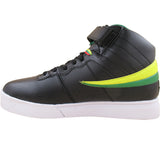 Fila Men's 1CM00349 026 Vulc 13 Mid Plus Black Green Yellow Red Rasta Casual Shoes ThatShoeStore