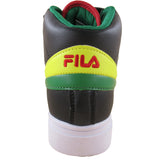 Fila Men's 1CM00349 026 Vulc 13 Mid Plus Black Green Yellow Red Rasta Casual Shoes ThatShoeStore