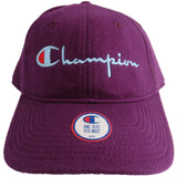 Champion Life Reverse Weave Dad Hat Script Logo ThatShoeStore
