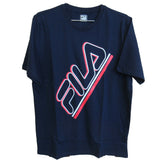 Fila Men's Crew Slanted Logo T-Shirt SM933694 ThatShoeStore